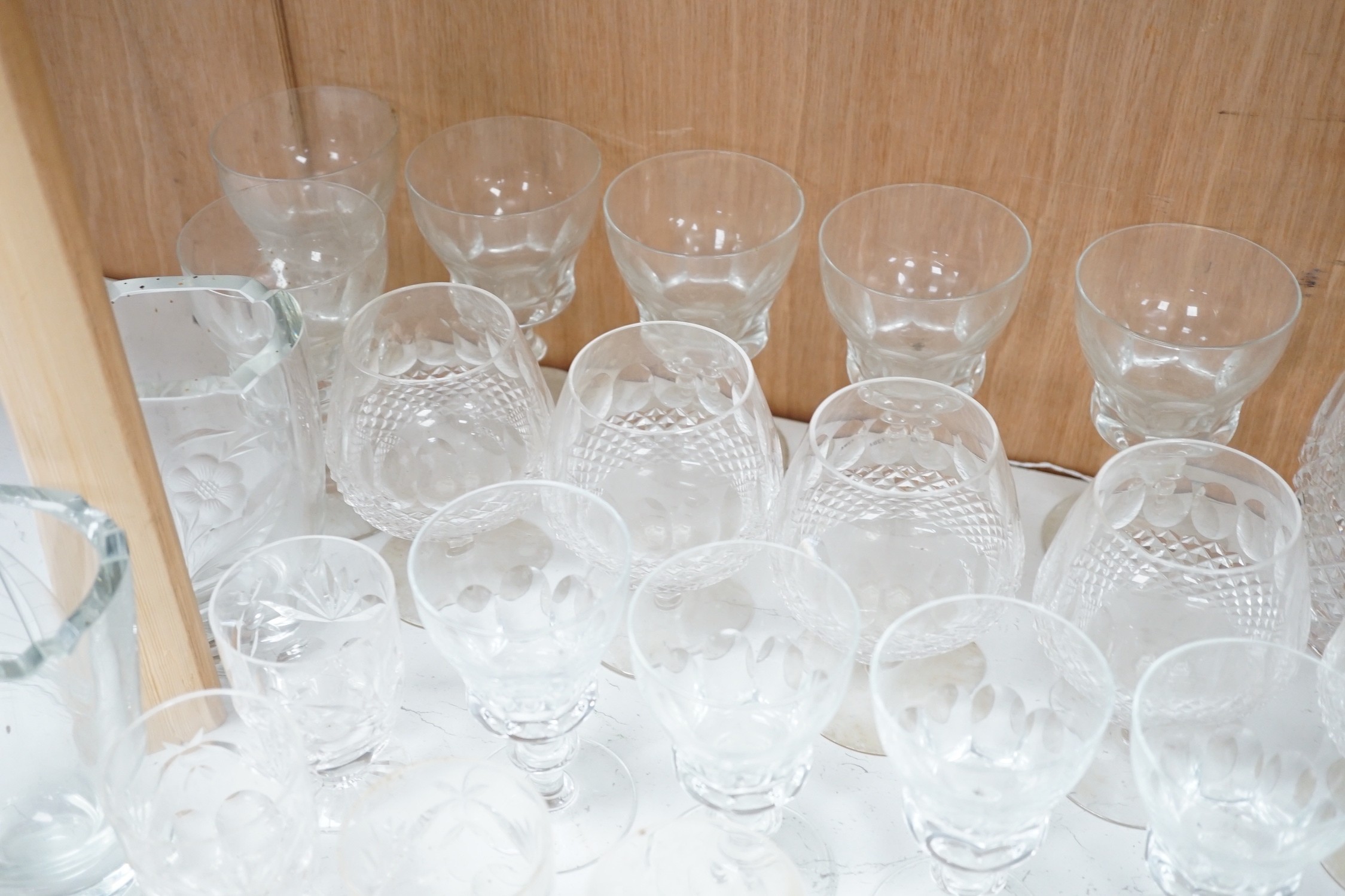 A quantity of Waterford glassware etc.